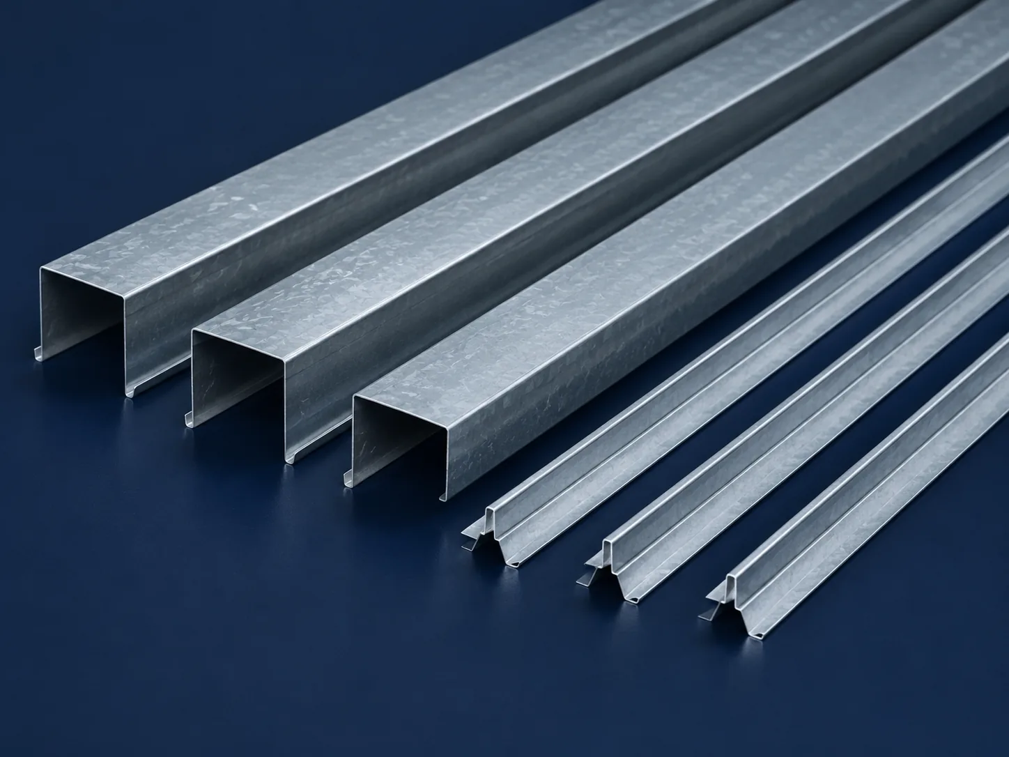 Main steel channels and special profiles